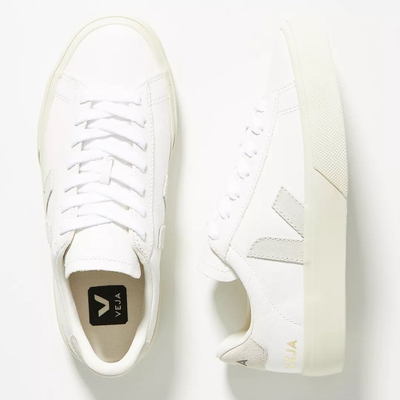 Veja Shoes - NWOB Veja Anthropologie Campo Leather Sneakers in Extra White / Natural Suede